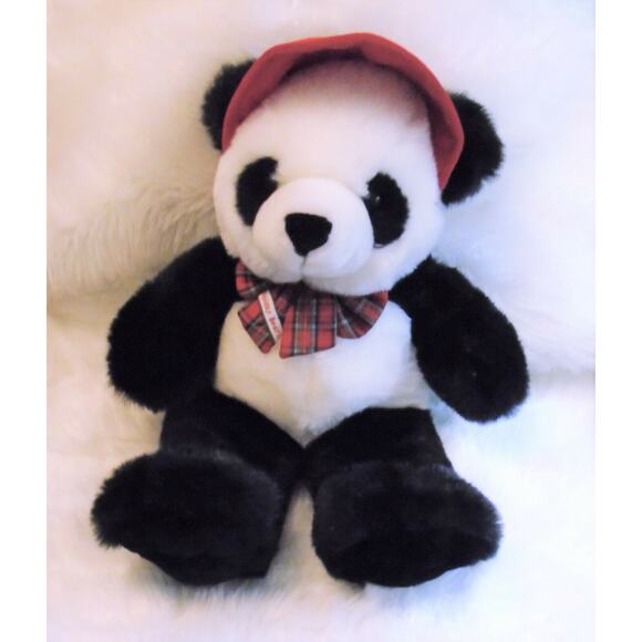 JCPENNEY HOLIDAY COLLECTION 27" PANDA BEAR Stuffed Plush Animal Wildlife - Picture 1 of 8